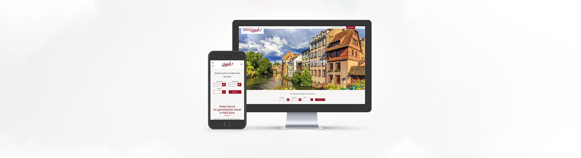 Webseite Hotel Hirsch Kehl-Kork - tp werbeagentur