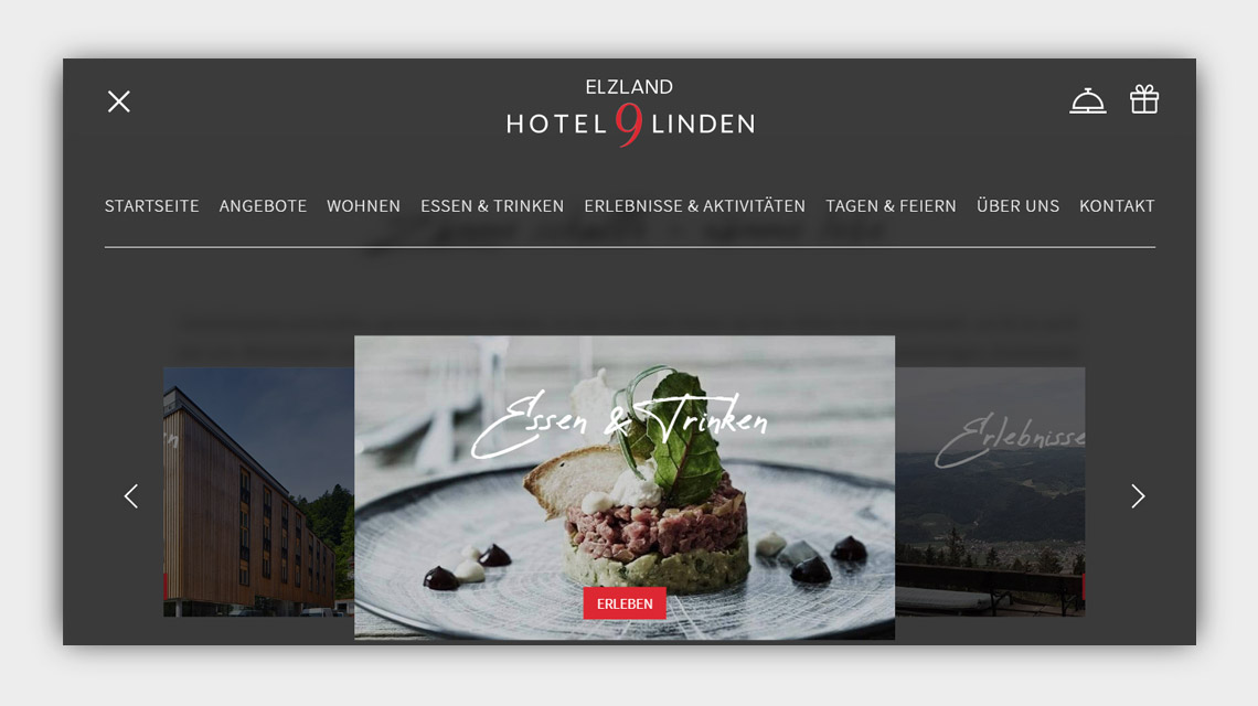 UX Design - ElzLand Hotel 9 Linden