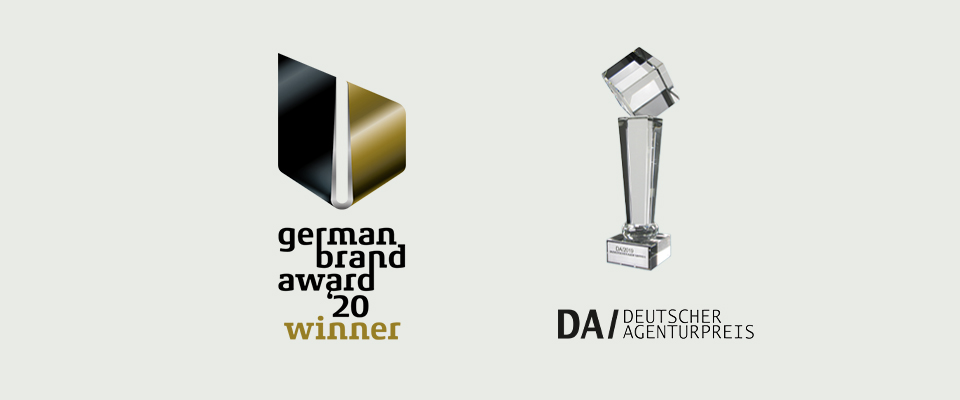 Award Logo German Brand Award 2020 und Deutscher Agenturpreis