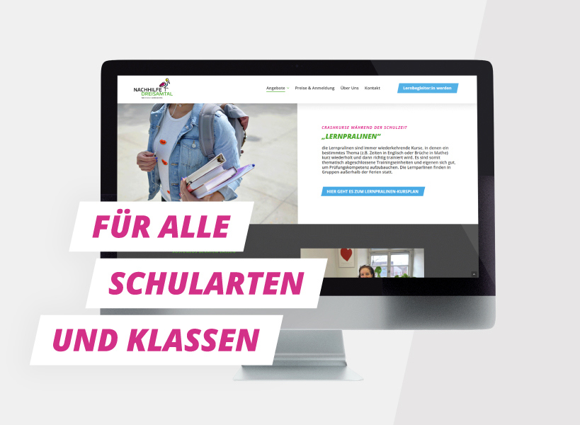 Abbildung einer jungen Schülerin, die Schulbücher in der Hand hält im Anschnitt