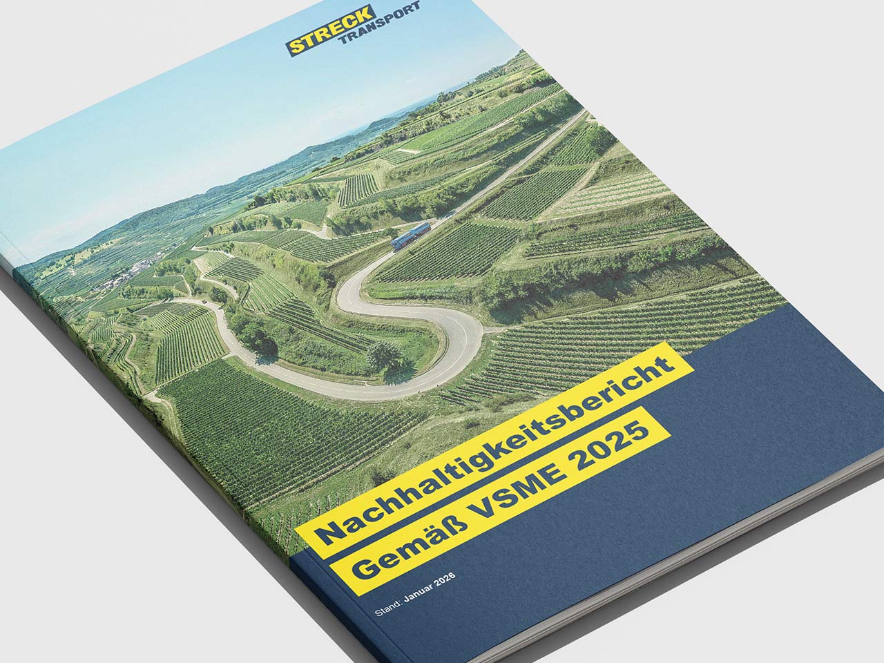 Abbildung des Titelbilds des Nachhaltigkeitsberichts 2025